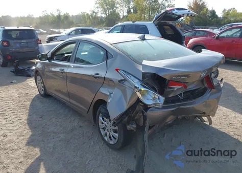 2012 Hyundai Elantra Gls z USA, uszkodzony, nr VIN 5NPDH4AEXCH104708